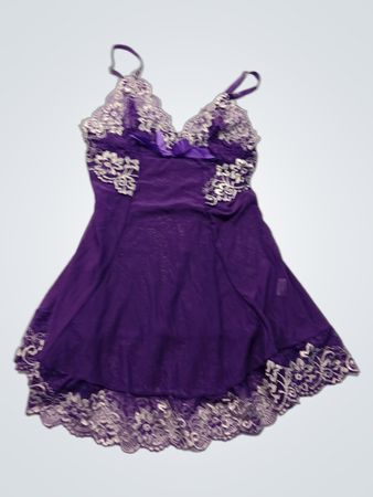 Purple Lace Chemise
