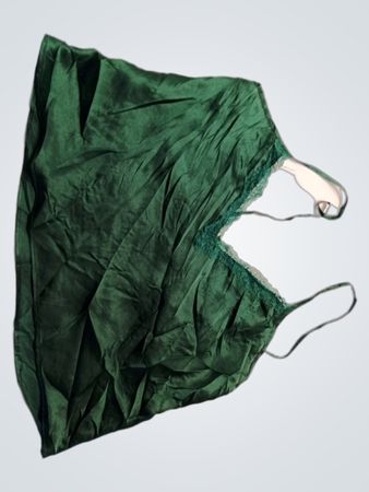 Green Satin Chemise