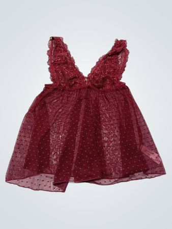 Hunkemöller Burgundy Lace Babydoll