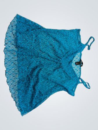 Blue Lace Top