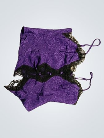 Olivia Purple Lace Corset