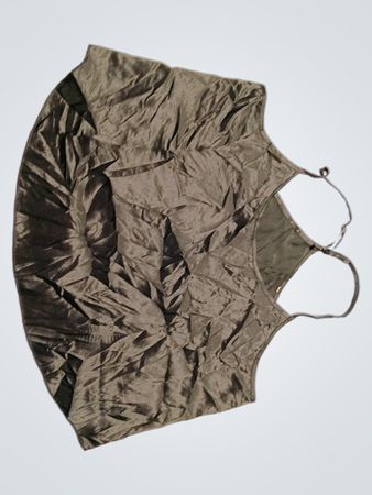 Crumpled Gray Apron