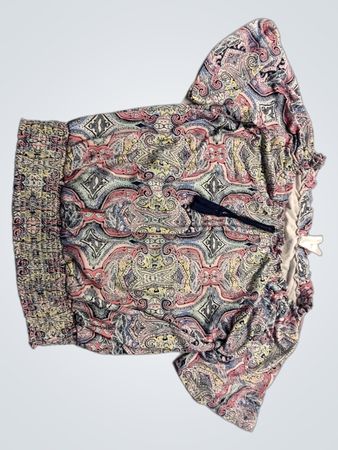 Blouse with Paisley Pattern