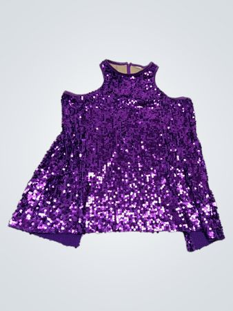 Purple Sequin Dress