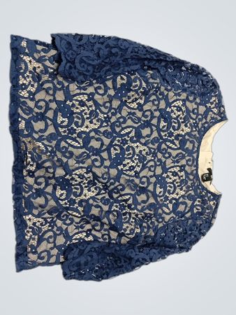 Blue Lace Top