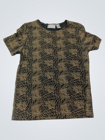 Kathy Ireland Essentials Floral Short Sleeve Top