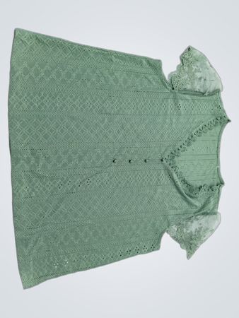 Green Lace Top