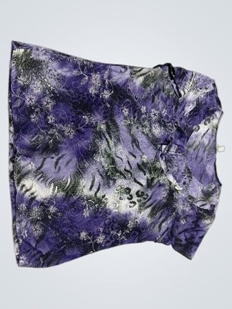 Dress Barn Purple Floral Print Mini Dress