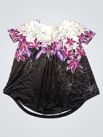 Blouse with Floral Pattern