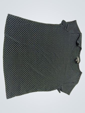 Black Polka Dot Top