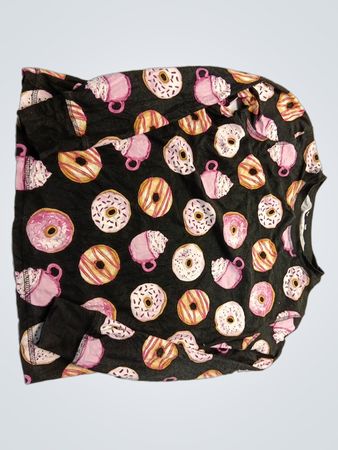Cloth Diaper with Donut and Tea Cup Print