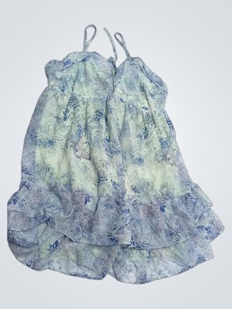 Bounds Printed Ruffle Mini Dress