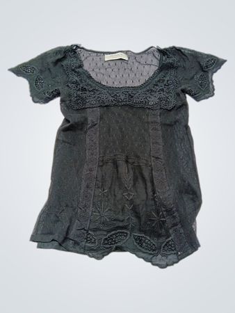 Zara Lace Embroidered Blouse