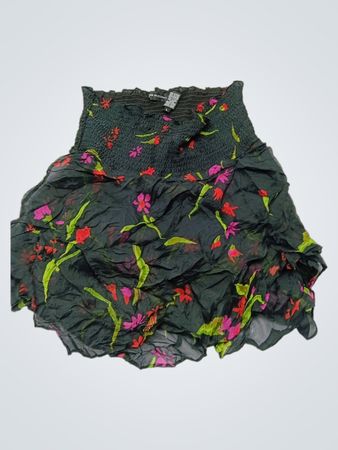 Floral Ruffled Skirt