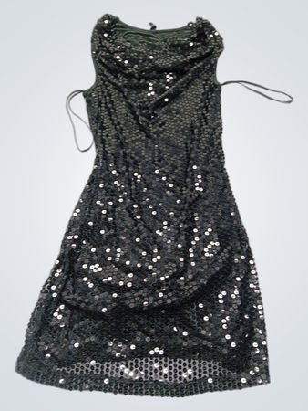 Vero Moda Black Sequined Mini Dress