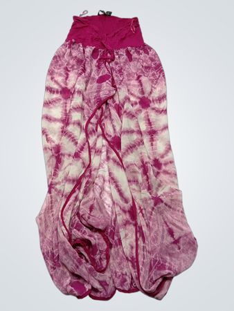 Lavynza Purple Tie-Dye Flowy Skirt