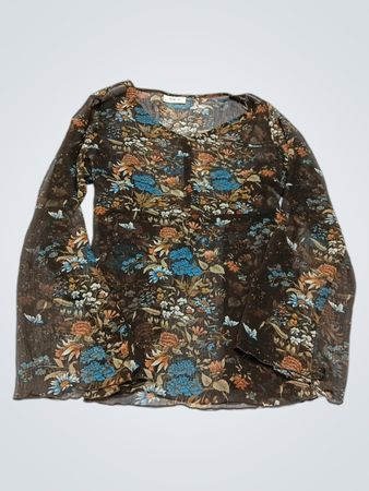 Lady M Floral Blouse