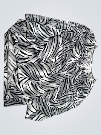 AIVA zebra print blouse