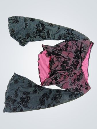 Blouse with Floral Pattern