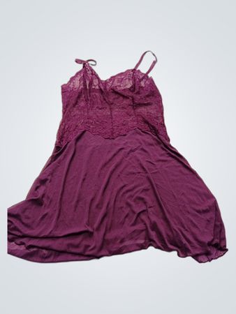 Cosabella Women's Purple Lace Chemise