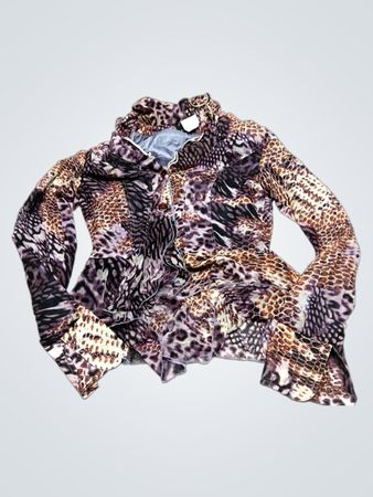 ASHRO Animal Print Jacket