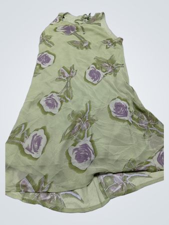 Wild Fable Green Floral Halter Neck Dress