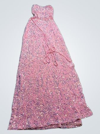 Pink Sequined Dress