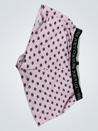 Juicy Couture Pink Lock Print Underwear