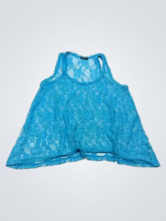 Blue Lace Top