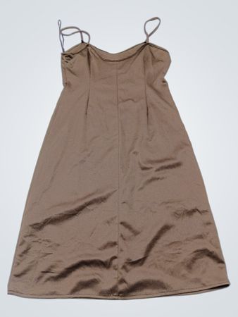 Brown Sleeveless Dress