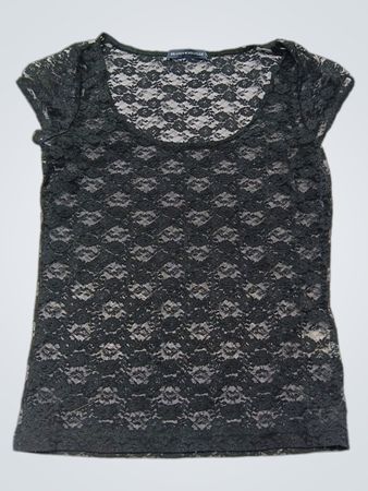 Brandy Melville Black Lace Top