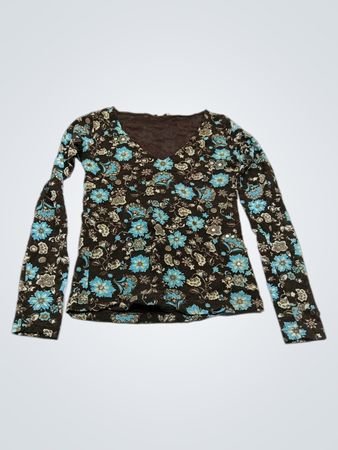 Miss Poem Floral Long Sleeve Top
