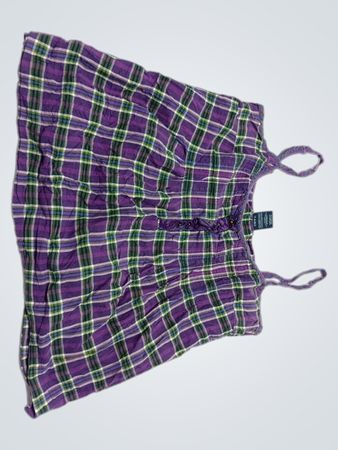 Faded Glory Plaid Cami Top