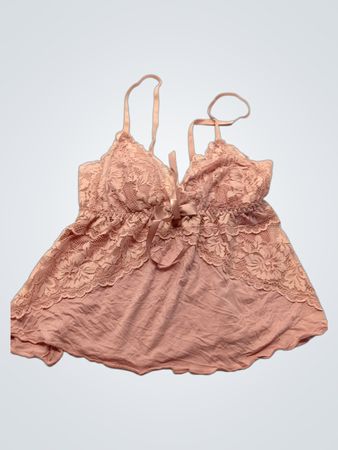 Pink Lace Camisole