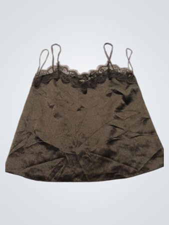 Black Lace Trim Camisole