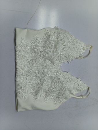 BIKBOK White Lace Mask and Underwear Set
