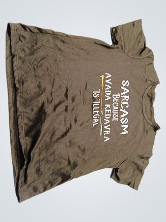 T-Shirt with Sarcasm Quote