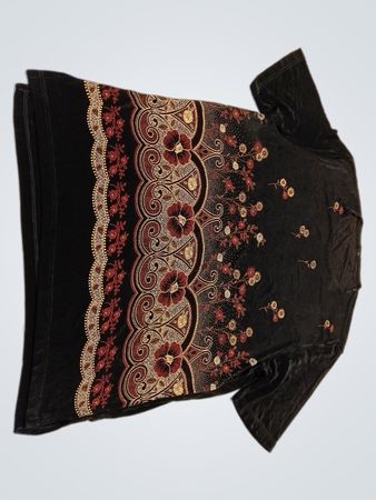 Black Embroidered Top