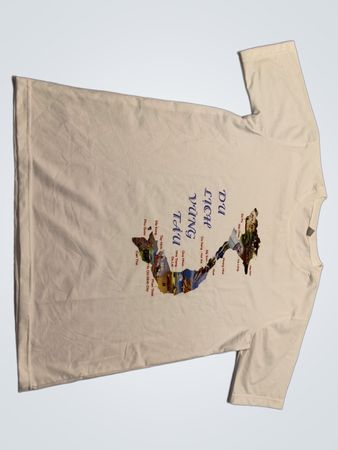 T-Shirt with Vietnamese Map Design