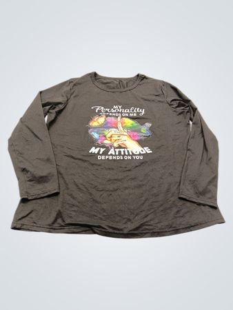 Long Sleeve T-Shirt with Graphic Design