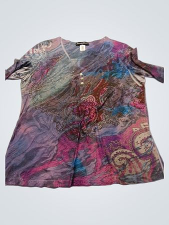 Appropriate Behavior Purple Paisley T-Shirt