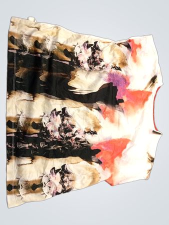 Women's Floral Shorts and White Tank Top Set