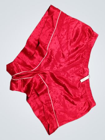 Victoria's Secret Red Satin Shorts