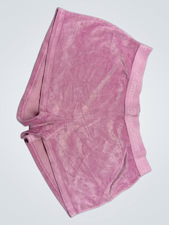 Juicy Couture Pink Velour Shorts