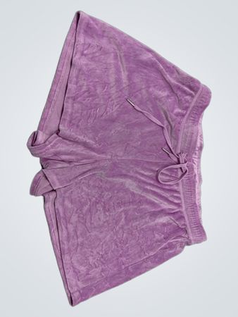 Purple Velvet Shorts