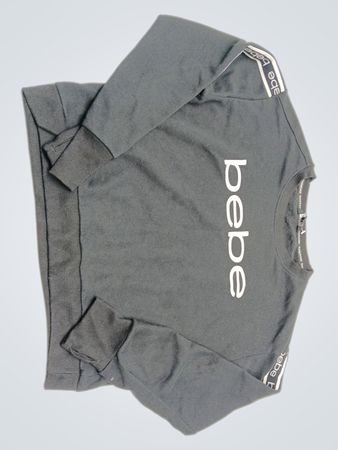 bebe Dark Green Logo Sweatshirt
