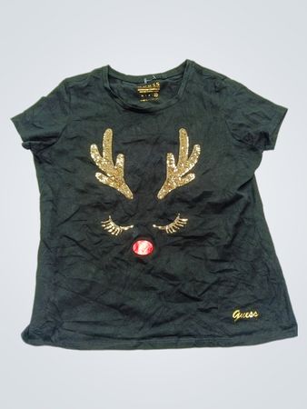 Guess Reindeer Graphic T-Shirt