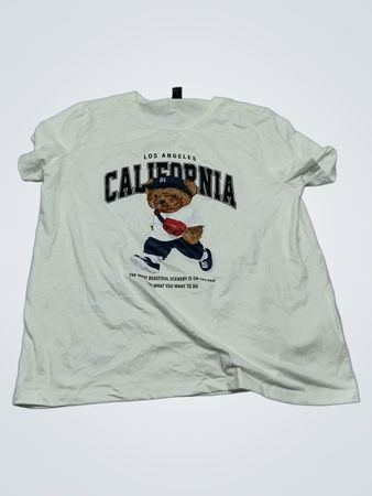 T-Shirt with Bear Graphic