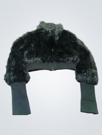 ARDEN B. Women's Faux Fur Cropped Jacket