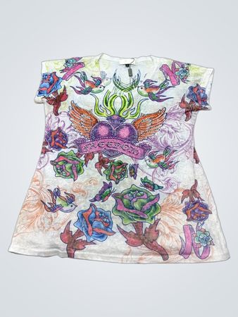 Ed Hardy Women's Graphic T-Shirt